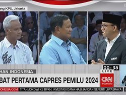Higlight Debat Capres 2024 Perdana, Bahas HAM hingga Pemberantasan Korupsi