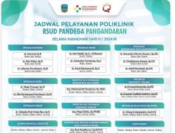 Catat! Jadwal Pelayanan RSUD Pandega Pangandaran Khusus Ramadan