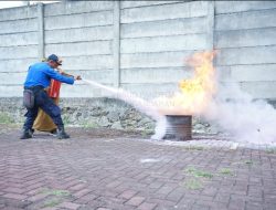 RSUD Pandega Pangandaran Gelar Training Penanggulangan Bencana Kebakaran
