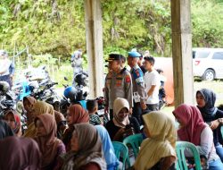 Kapolres Pangandaran Pimpin Pengamanan Demo Warga Bungur Raya
