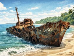 Eks Bupati Pangandaran Jeje Wiradinata Peringati Bahayanya Bangkai Kapal Viking