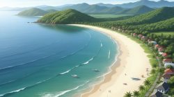 Ilustrasi wilayah Kabupaten Pangandaran.