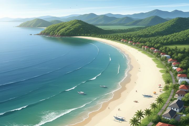 Ilustrasi wilayah Kabupaten Pangandaran.