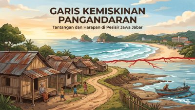 Garis Kemiskinan Pangandaran Naik, Jurang Ekonomi Kian Lebar