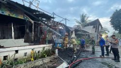 Detik-detik RM Seafood Pangandaran Ludes Dilalap Si Jago Merah