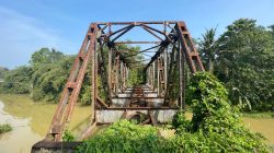 Melihat Sisa Jembatan Jalur KA Banjar-Cijulang di Cikembulan yang Mulai Rapuh