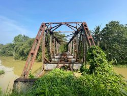 Melihat Sisa Jembatan Jalur KA Banjar-Cijulang di Cikembulan yang Mulai Rapuh