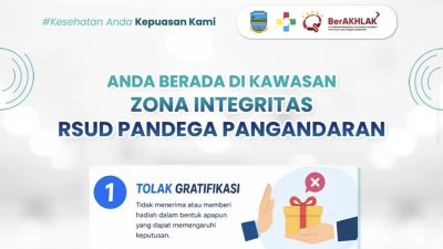 Komitmen Zona Integritas, RSUD Pandega Pangandaran Perketat Pengawasan Bebas Pungli dan Calo