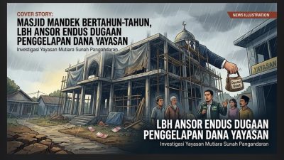 Donasi Jalan Terus Tapi Masjid Mandek, LBH Ansor Pangandaran Desak Aktivitas Yayasan Mutiara Sunah Diusut