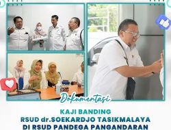 RSUD Pandega Pangandaran Terima Kunjungan Kaji Banding Terkait Pelayanan Cytotoxic dari RSUD dr. Soekardjo
