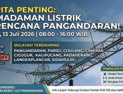 Info Pemadaman Listrik Pangandaran 13 Juli 2026: Catat Wilayah dan Waktunya