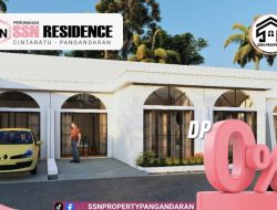 Booking Perumahan SSN Residence Pangandaran Gratis Pemasangan Wi-Fi, Dapatkan Hunian DP 0%