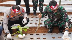 Dukung Swasembada Nasional, Polres Pangandaran Ikuti Tanam Bawang Putih Serentak 17 Provinsi